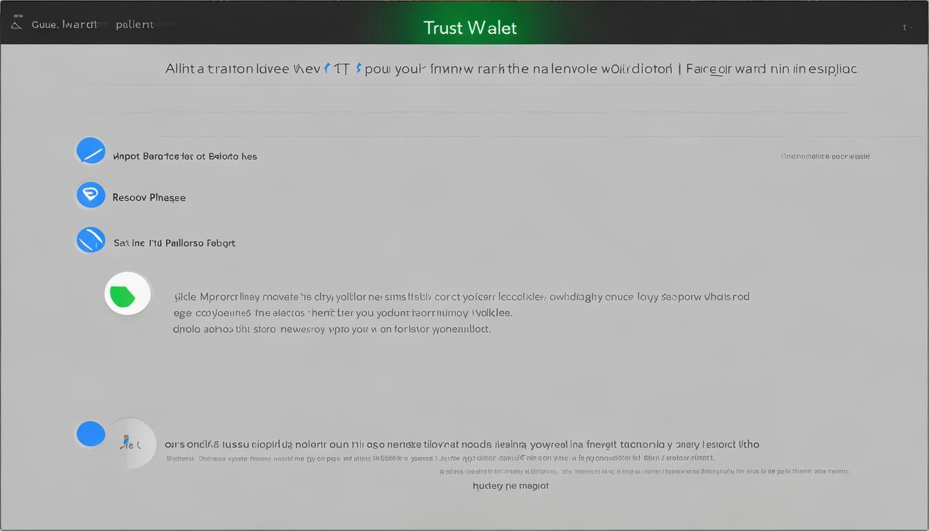 确保资产安全！Trust Wallet构建与恢复流程详解，你不可不知