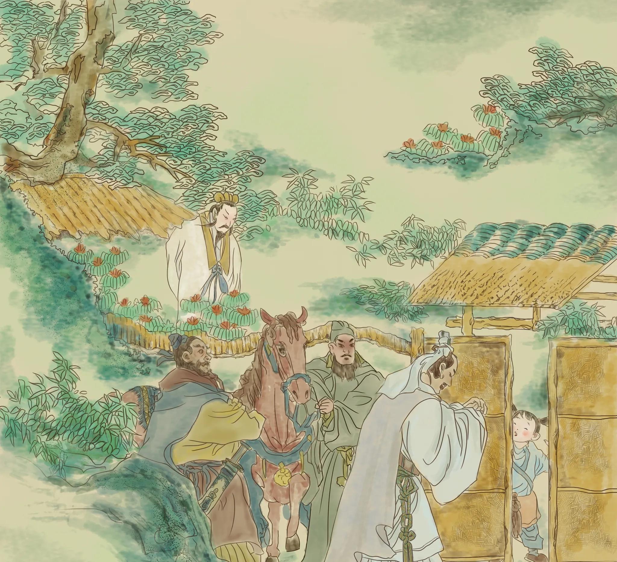 诸葛亮三顾茅庐说的台词_诸葛亮与三顾茅庐的故事_三顾茅庐诸葛亮的故事